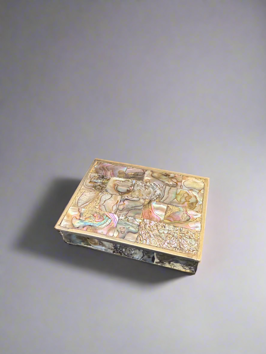 Mexican Abalone Box Vintage