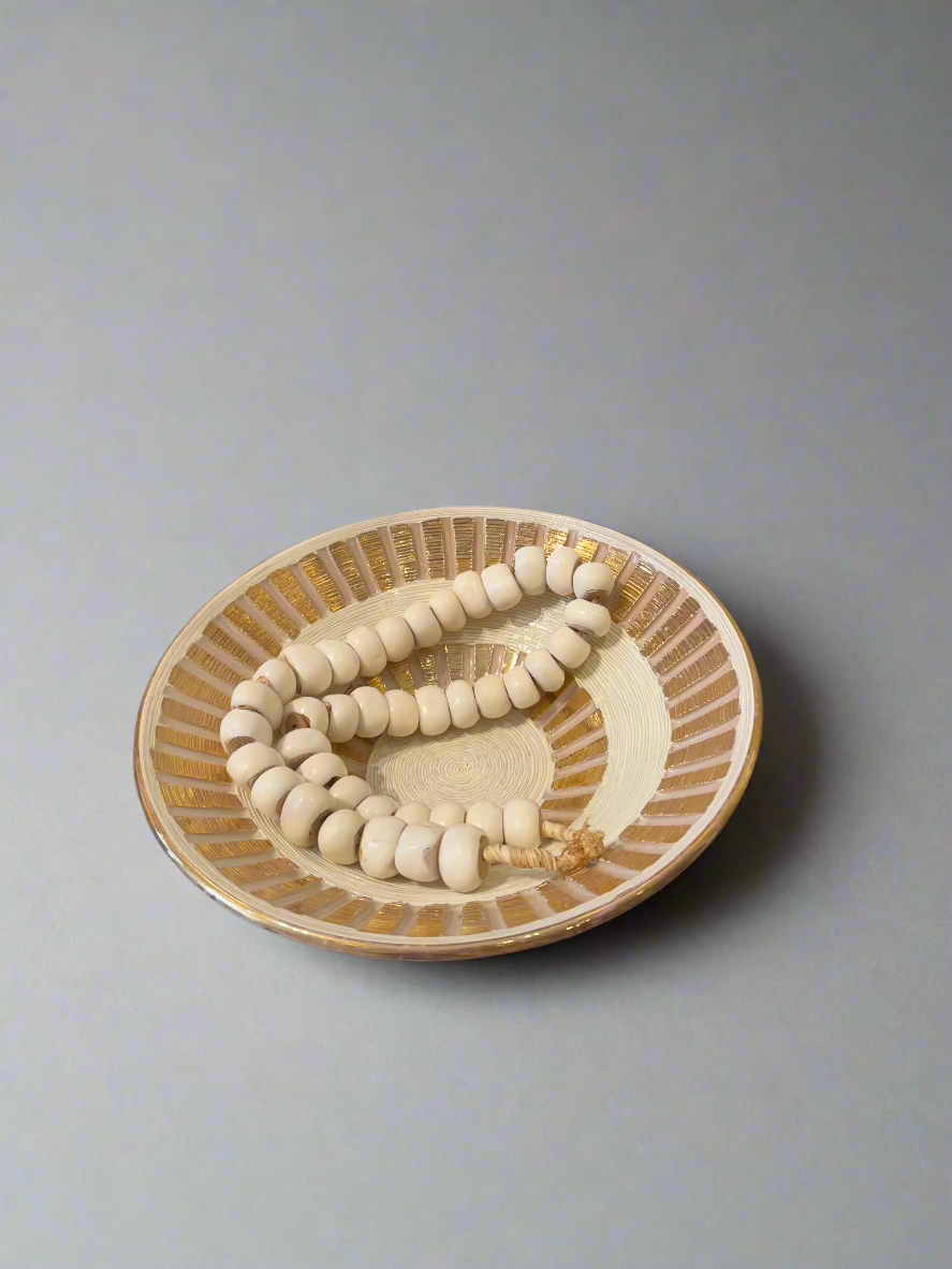 Ceremonial African Bone Bead Strand.