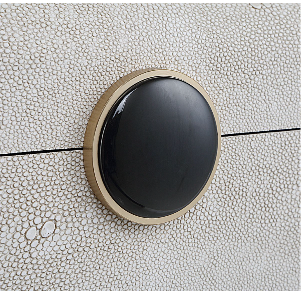 White Shagreen Box