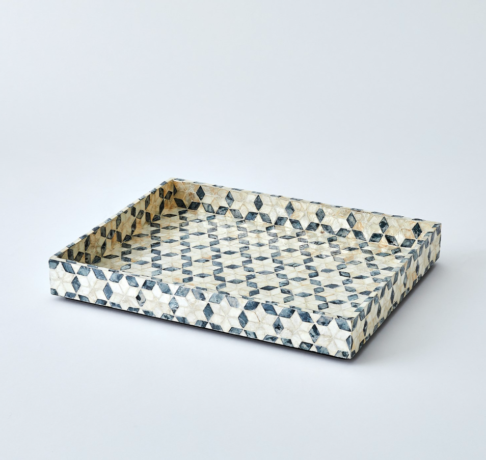 Capiz Shell Tray-Sm