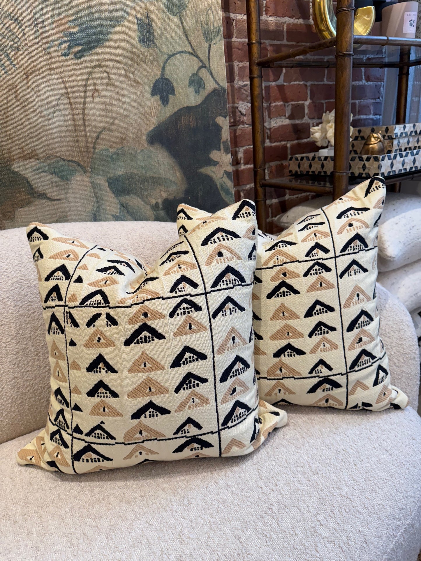 Le Manach fabric pillows