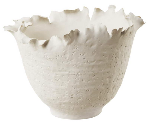 White Tall Bowl