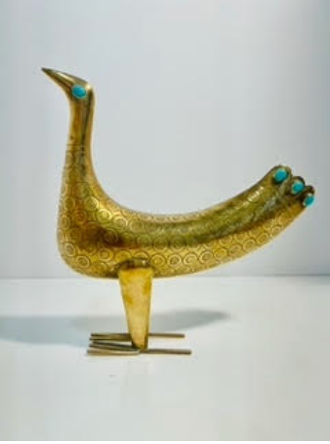 Vintage Joaquin Tinta Brass Bird