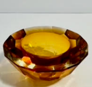 Vintage Murano Mandruzzato Art Glass Bowl