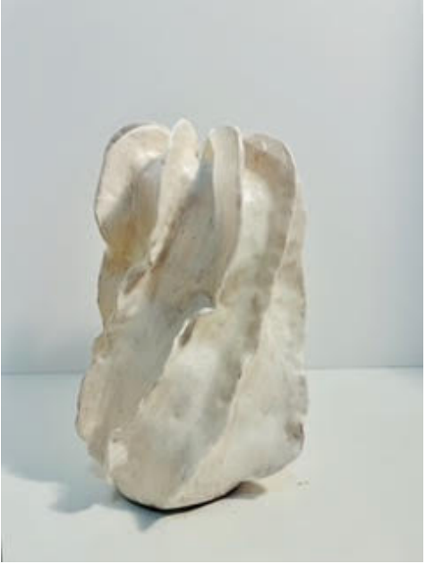 White Cacti" B. Holzke Art Pottery Sculpture
