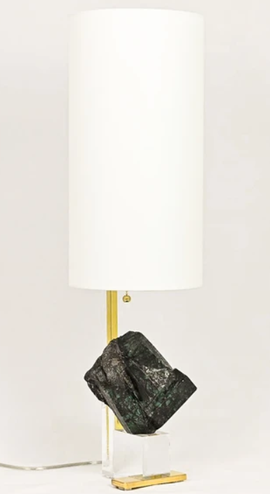 Keith W. Gregor Emerald Stone Lamp